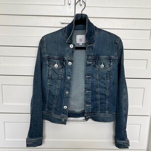 Ag Adriano Goldschmied Dark Indigo Denim Jacket